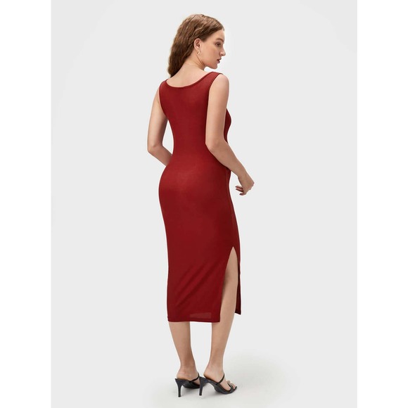 BASICS Maternity Split Tank Dress - Picture 3 of 11